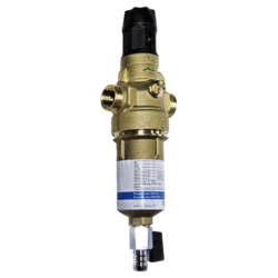 Protector mini H/R HWS 3/4" – фильтр для горячей воды с прямой промывкой и редуктором давления